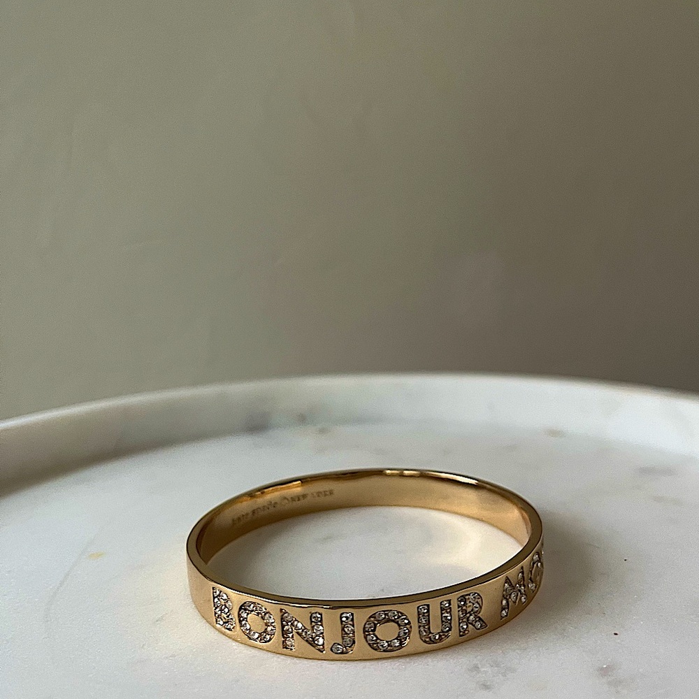 KATE SPADE BONJOUR MONSIEUR ICONIC BANGLE BRACELET